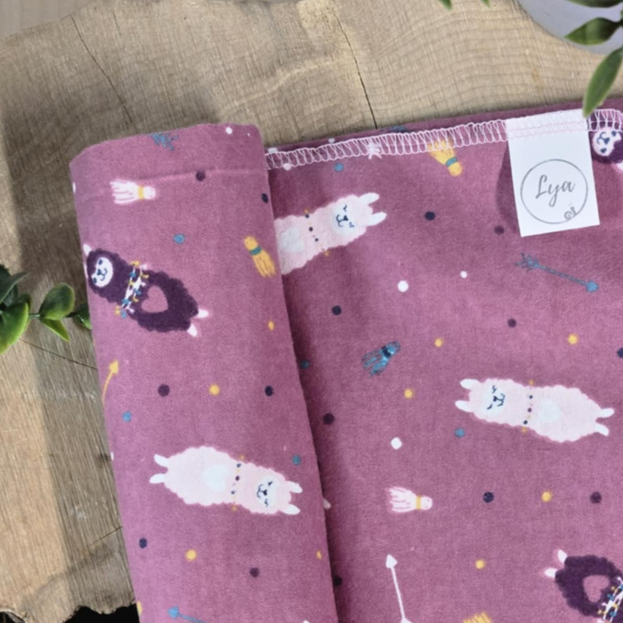 COUVERTURE EN FLANELLE | Lamas - prêt à partir
