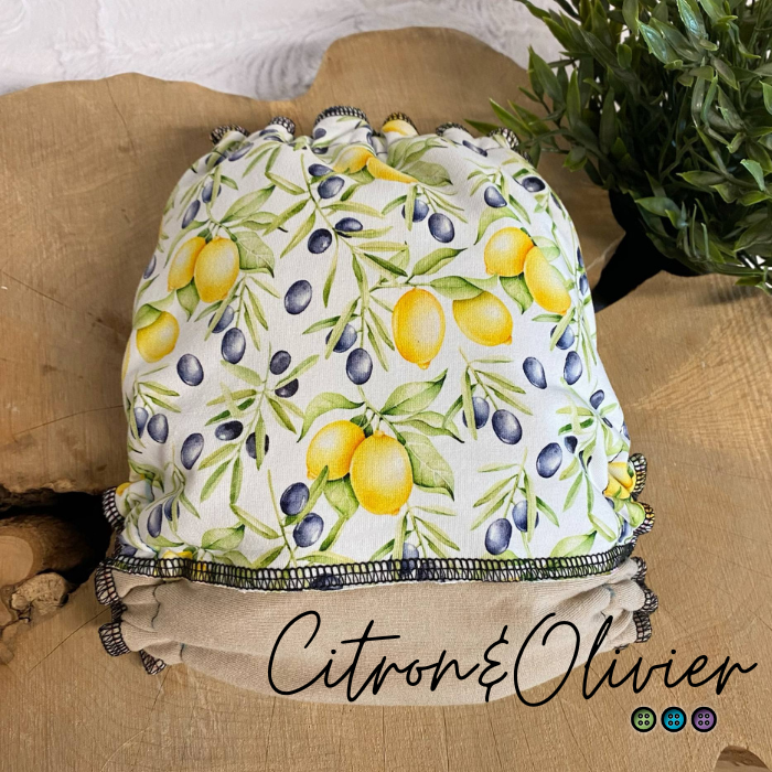 ERIKA | Culotte enfilable absorbante/Couche moulée | Taille Medium 12-45 livres - prêt à partir
