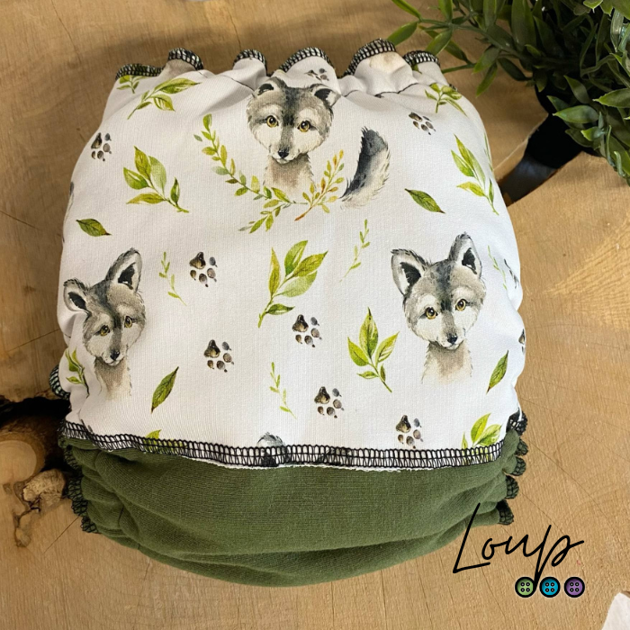 ERIKA | Culotte enfilable absorbante/Couche moulée | Taille Medium 12-45 livres - prêt à partir