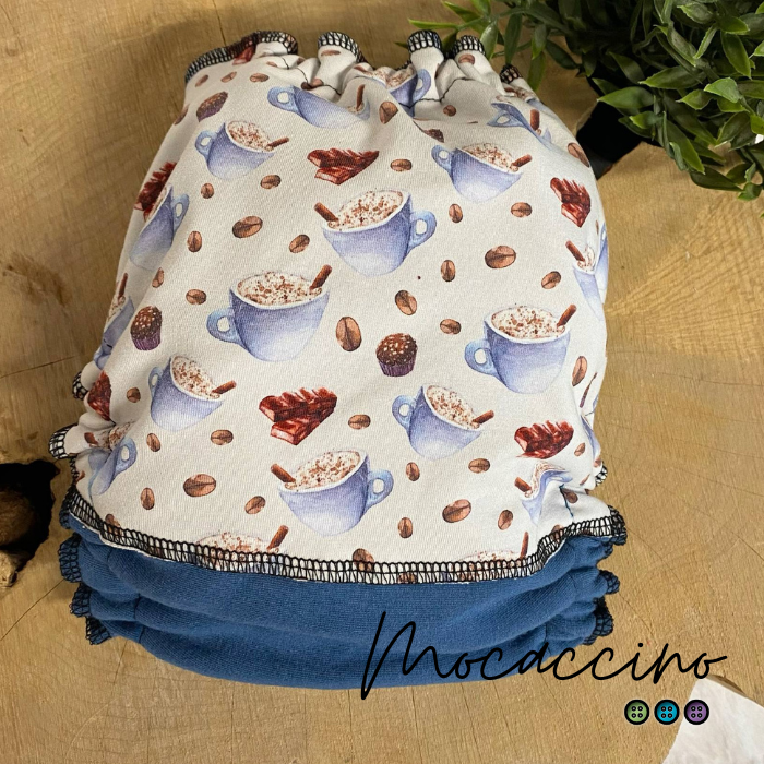 ERIKA | Culotte enfilable absorbante/Couche moulée | Taille Medium 12-45 livres - prêt à partir