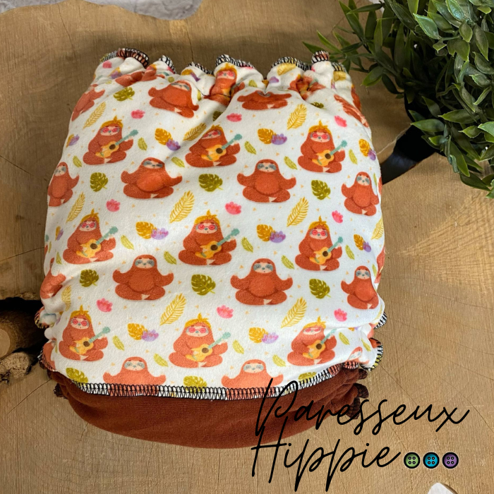 ERIKA | Culotte enfilable absorbante/Couche moulée | Taille Medium 12-45 livres - prêt à partir