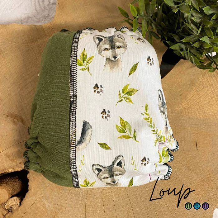ERIKA | Culotte enfilable absorbante/Couche moulée | Taille Small 6-30 livres - prêt à partir