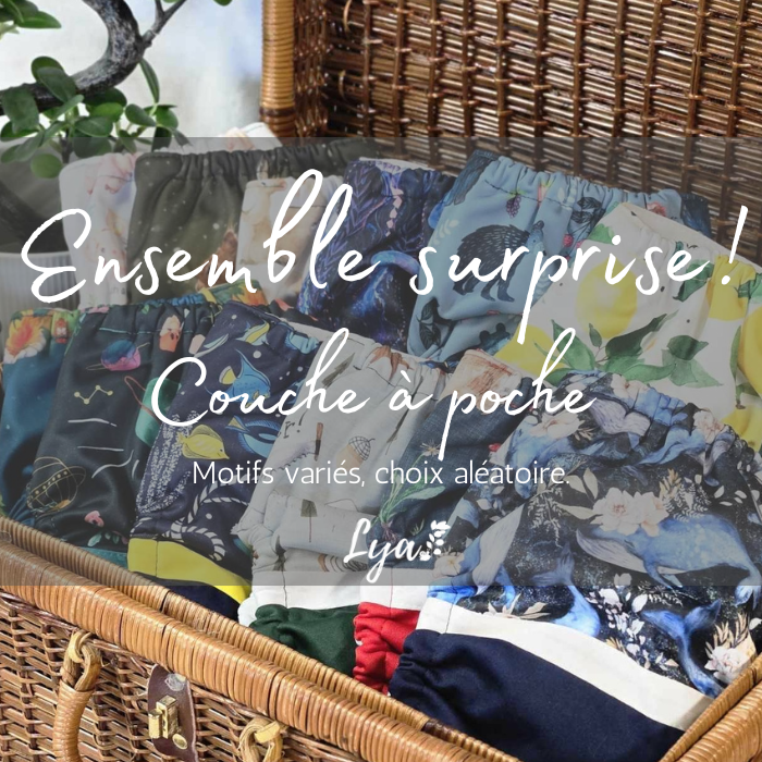 ENSEMBLE SURPRISE | COUCHE À POCHE LYA - prêt à partir