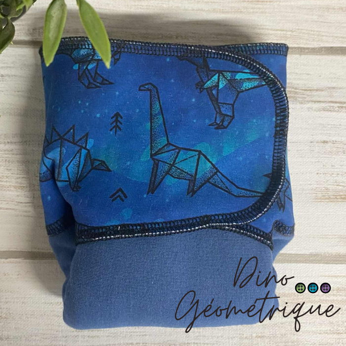 ADÈLE | PRÉPLATE | Couche lavable pré-boostée pré-assemblée | Taille Small - prêt à partir