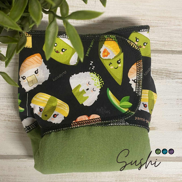 ADÈLE | PRÉPLATE | Couche lavable pré-boostée pré-assemblée | Taille Small - prêt à partir