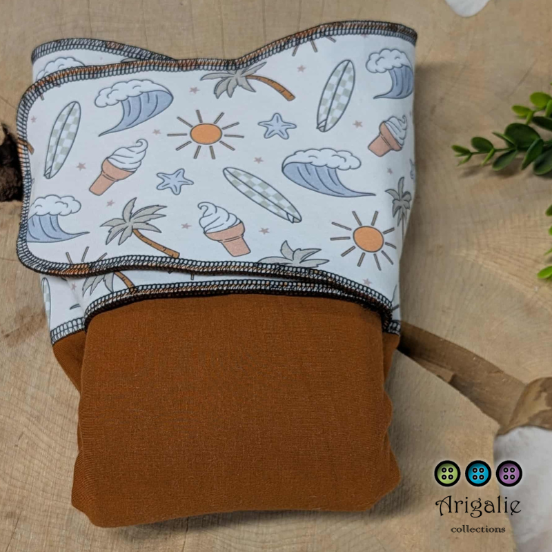 ADÈLE | PRÉPLATE | Couche lavable pré-boostée pré-assemblée | Taille large - prêt à partir