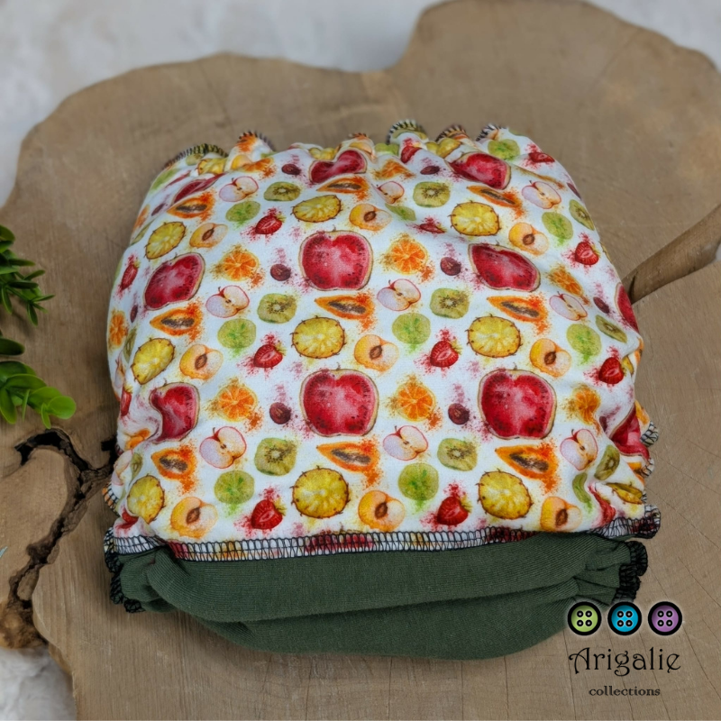 ERIKA | Culotte enfilable absorbante/Couche moulée | Taille Medium 12-45 livres - prêt à partir