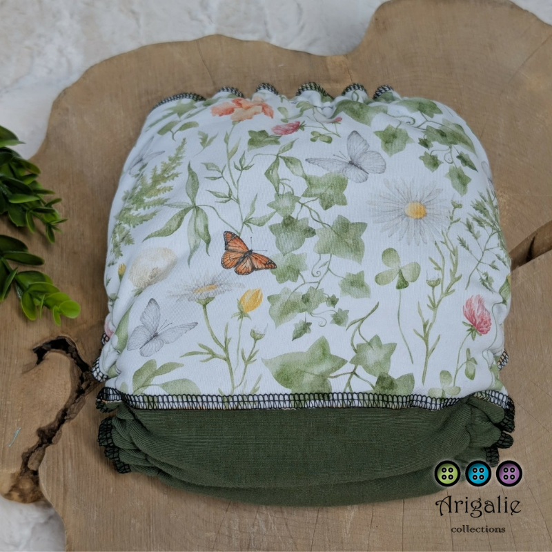 ERIKA | Culotte enfilable absorbante/Couche moulée | Taille Medium 12-45 livres - prêt à partir