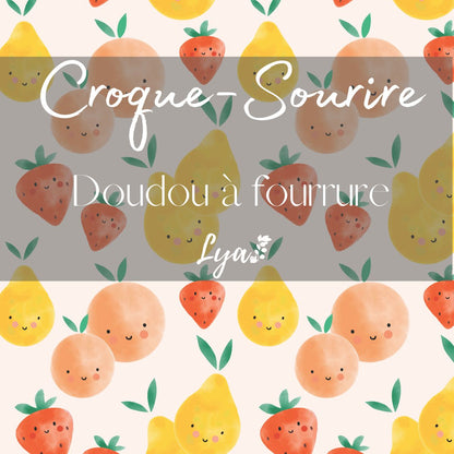 CROQUE-SOURIRE | DOUDOU À FOURRURE LYA - sur commande