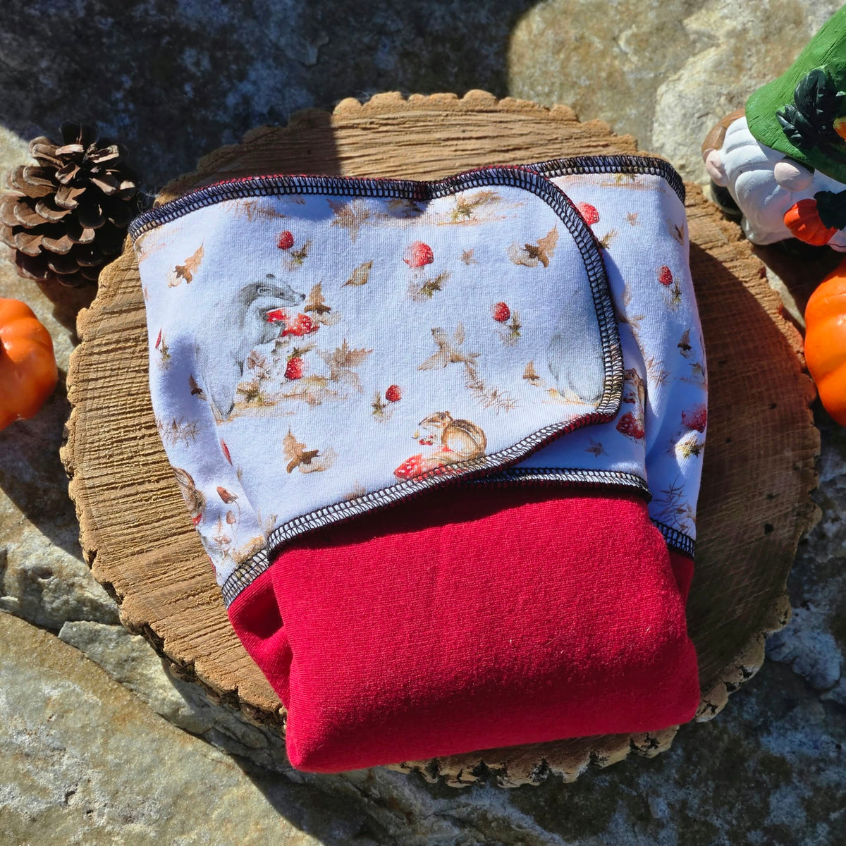 ADÈLE | PRÉPLATE | Couche lavable pré-boostée pré-assemblée | Taille Medium - prêt à partir