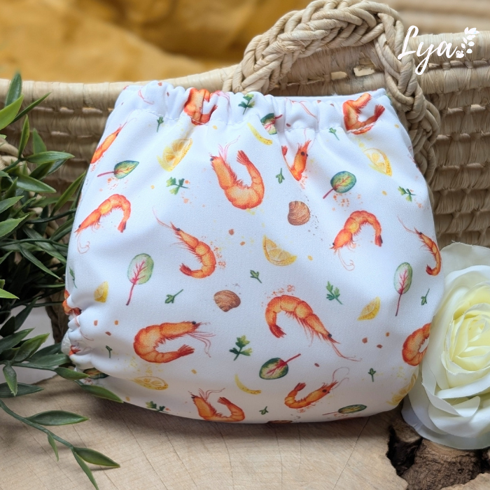 COUCHE À POCHE | couche lavable à poche | Taille unique | LYA  - prête à partir