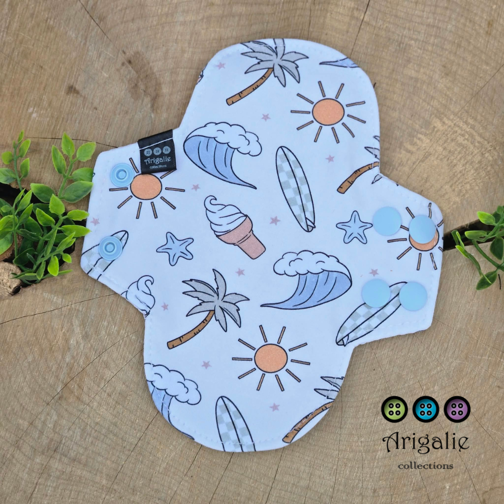 SERVIETTE HYGIÉNIQUE LAVABLE | Pour maman | ARIGALIE - Prête à partir