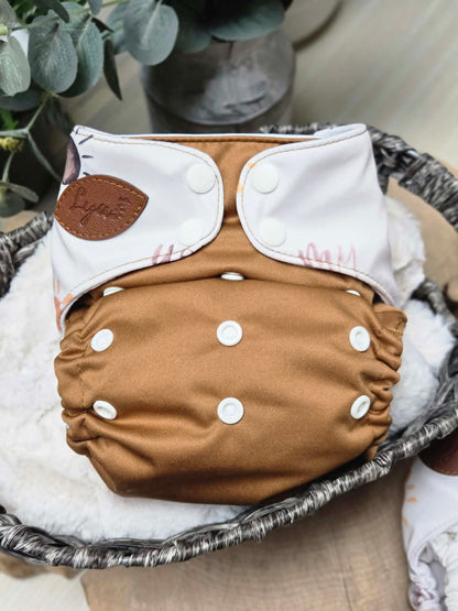 COUCHE TAILLE UNIQUE AVEC WRAP | COUCHE À POCHE LYA - Prête à partir - Collection 4.0