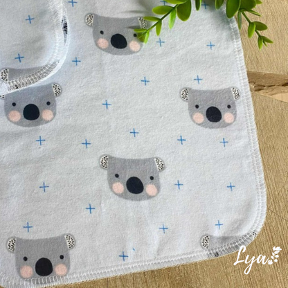 LINGETTE EN FLANELLE | Mouchoirs/lingettes lavables - prêt à partir