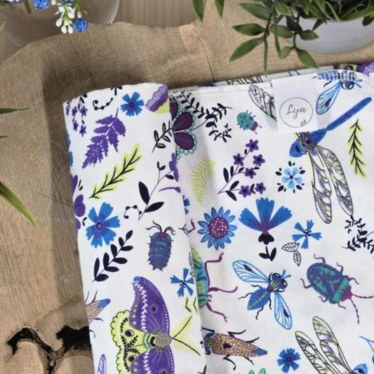 COUVERTURE EN FLANELLE | Insectes - prêt  à partir