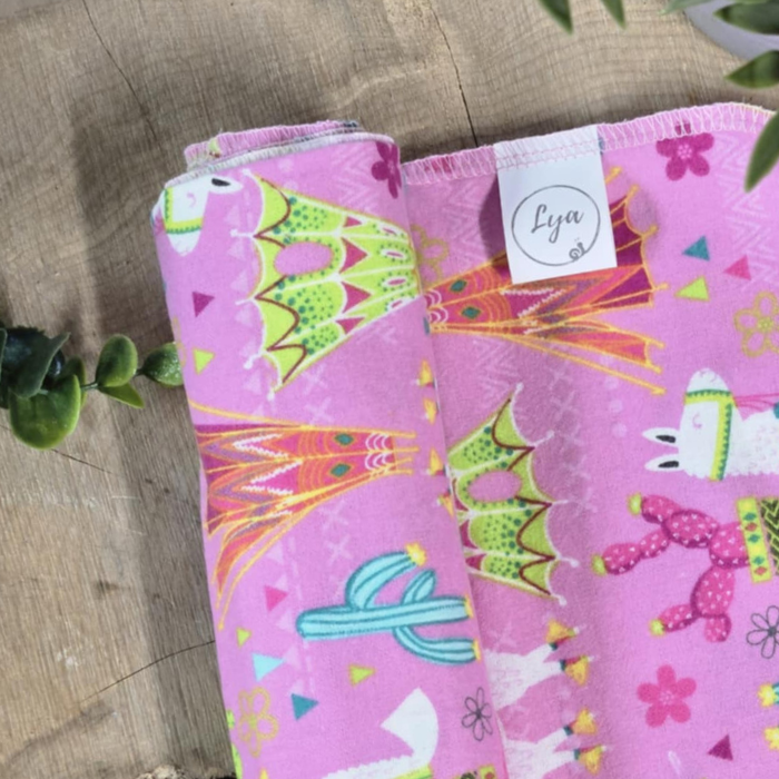 COUVERTURE EN FLANELLE | Alpagas - prêt à partir