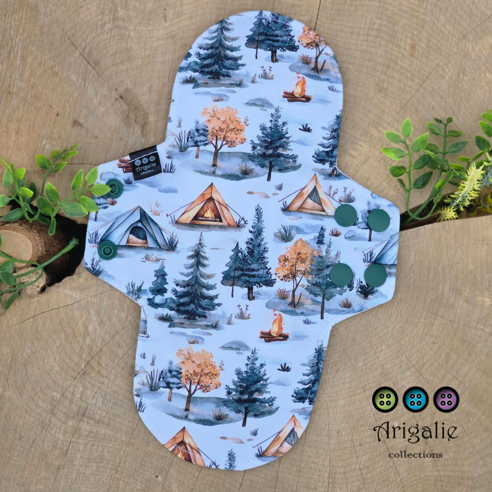 SERVIETTE HYGIÉNIQUE LAVABLE | Pour maman | ARIGALIE - Prête à partir