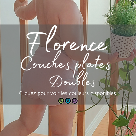FLORENCE DOUBLE FRENCH TERRY | TENCEL Lyocell/Coton | Couche plate en French Terry - Prêt à partir