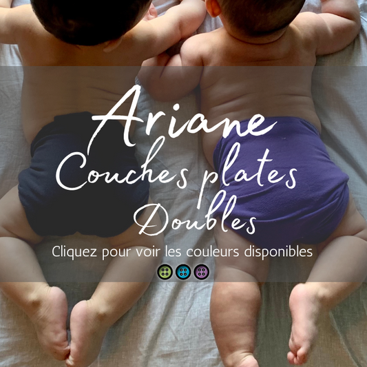 ARIANE DOUBLE JERSEY | Bambou/Coton | Couche plate en Jersey - Prêt à partir