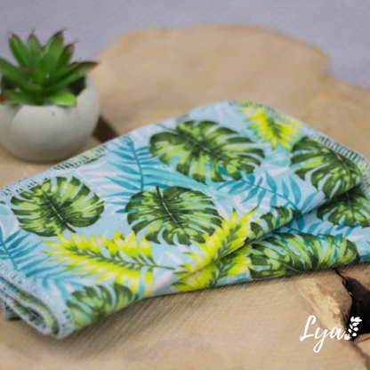 LINGETTE EN FLANELLE | Mouchoirs/lingettes lavables - prêt à partir