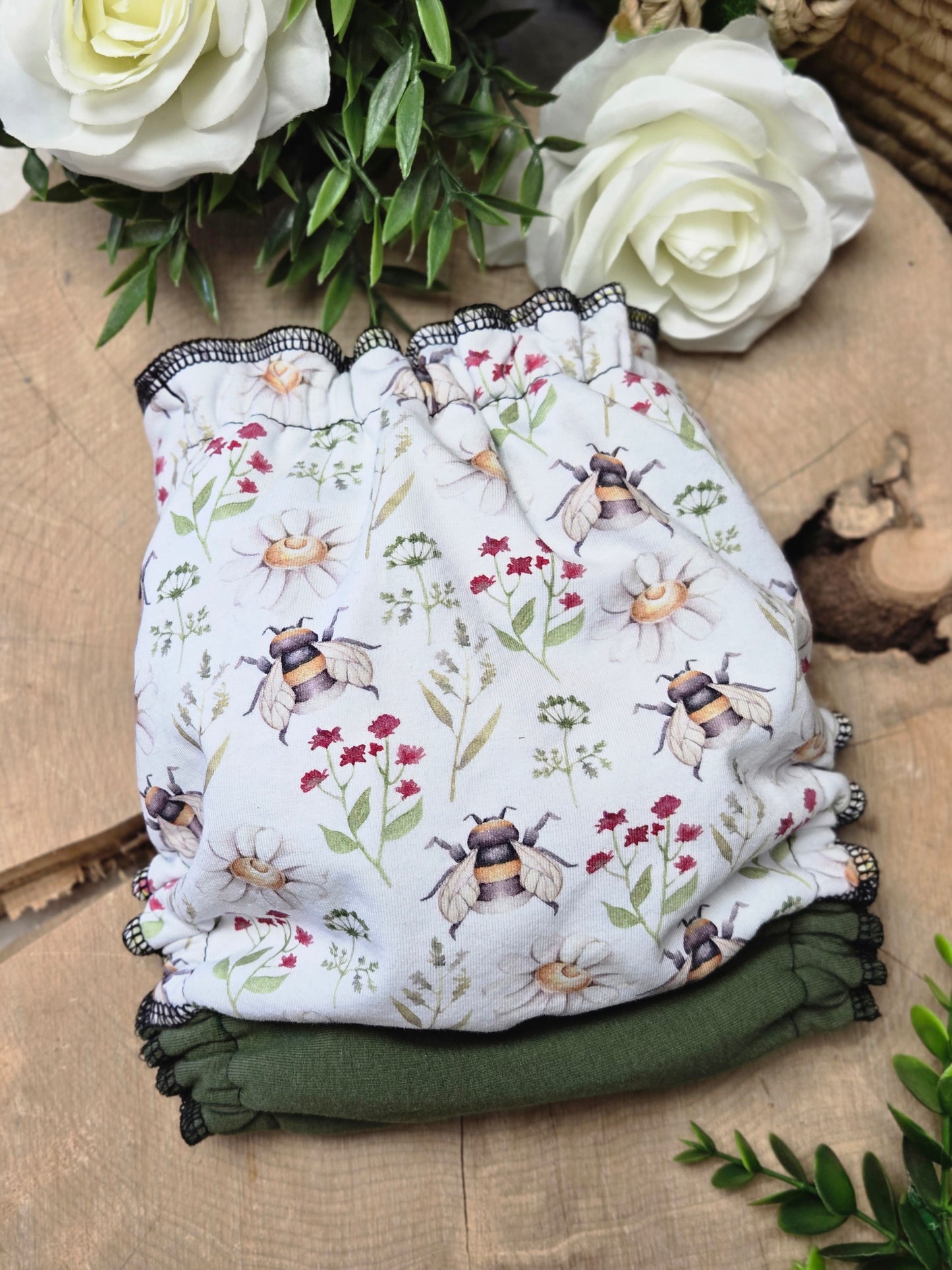 ERIKA | Culotte enfilable absorbante/Couche moulée | Taille Medium 12-45 livres - prêt à partir