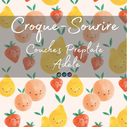 CROQUE-SOURIRE | PRÉPLATE ADÈLE - sur commande