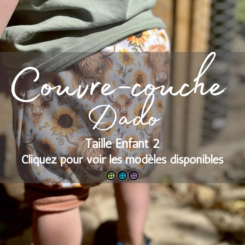 COUVRE-COUCHE | DADO | ENFANT 2 - prêt à partir
