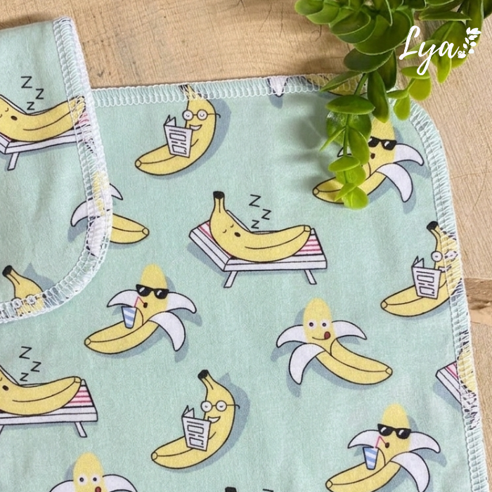 LINGETTE EN FLANELLE | Mouchoirs/lingettes lavables - prêt à partir