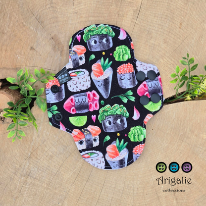 SERVIETTE HYGIÉNIQUE LAVABLE | Pour maman | ARIGALIE - Prête à partir