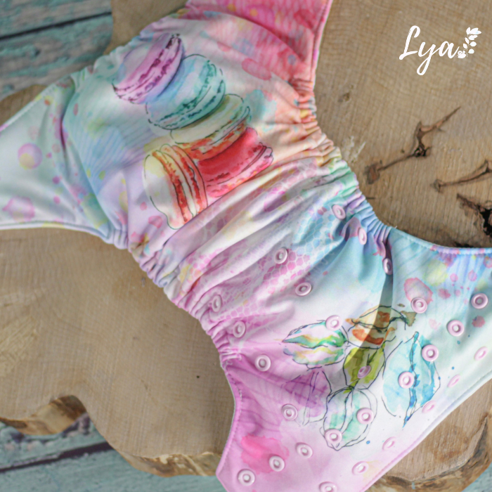 COUCHE À POCHE | couche lavable à poche | Taille unique | LYA  - prête à partir