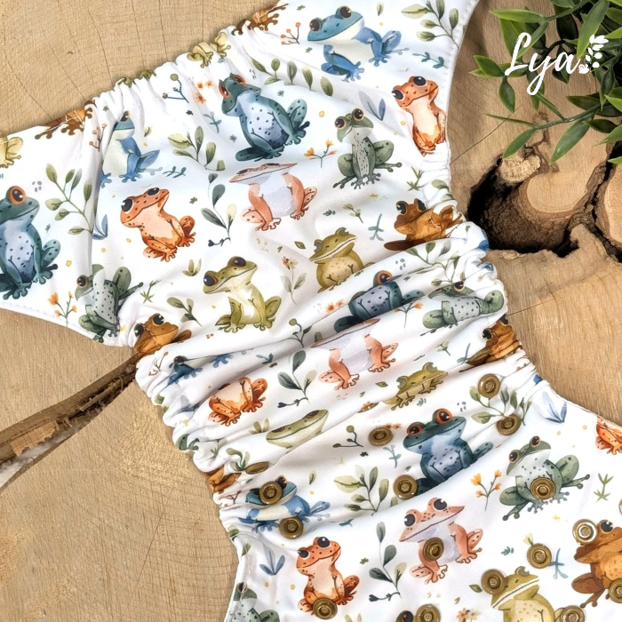 COUCHE À POCHE | couche lavable à poche | Taille unique | LYA  - prête à partir