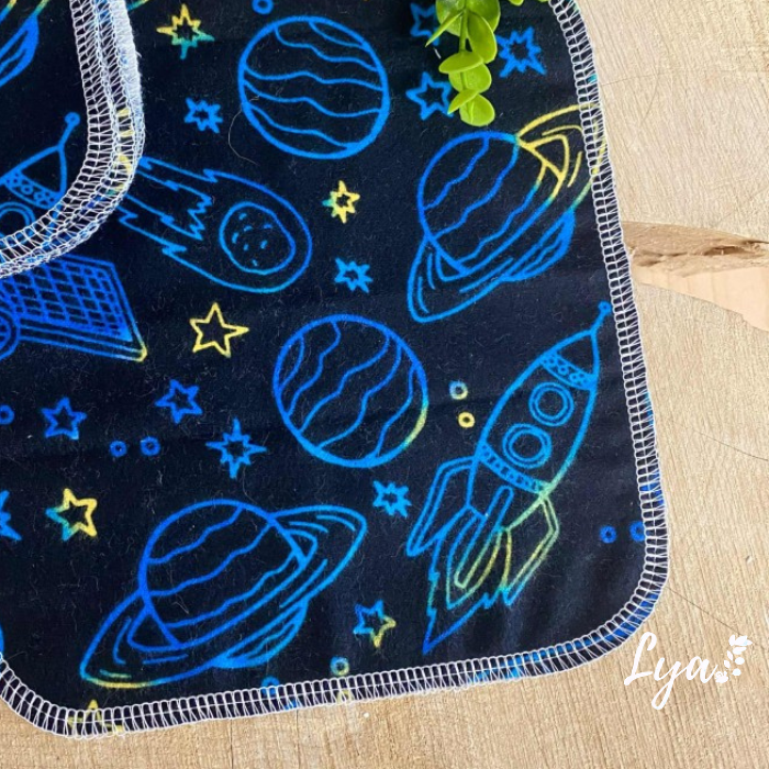 LINGETTE EN FLANELLE | Mouchoirs/lingettes lavables - prêt à partir