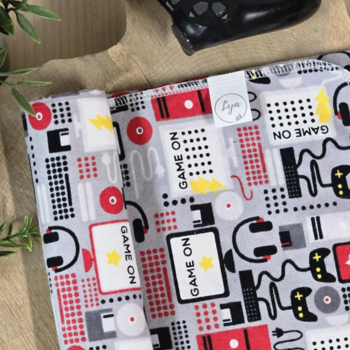 COUVERTURE EN FLANELLE | Game on - prêt à partir