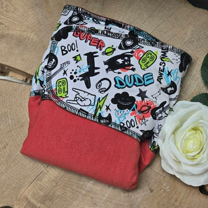 ADÈLE | PRÉPLATE | Couche lavable pré-boostée pré-assemblée | Taille Medium - prêt à partir