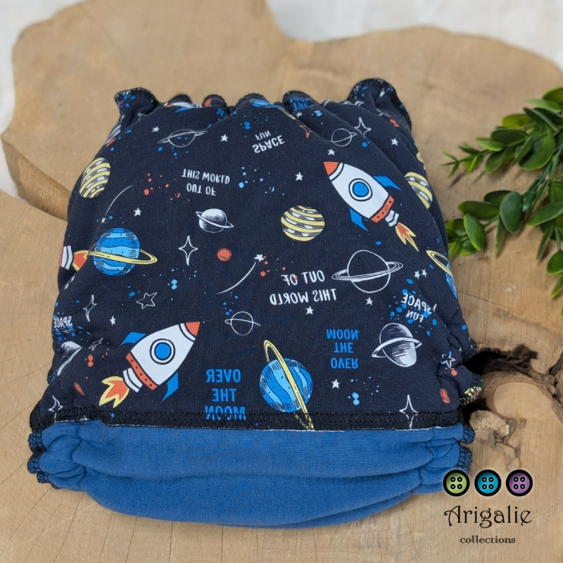 ERIKA | Culotte enfilable absorbante/Couche moulée | Taille Medium 12-45 livres - prêt à partir