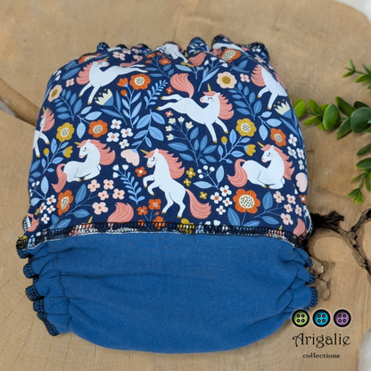 ERIKA | Culotte enfilable absorbante/Couche moulée | Taille Medium 12-45 livres - prêt à partir