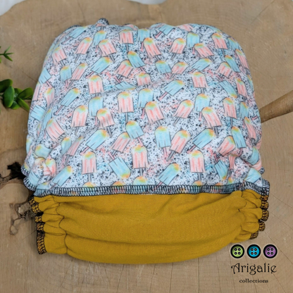 ERIKA | Culotte enfilable absorbante/Couche moulée | Taille Medium 12-45 livres - prêt à partir