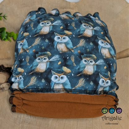 ERIKA | Culotte enfilable absorbante/Couche moulée | Taille Medium 12-45 livres - prêt à partir