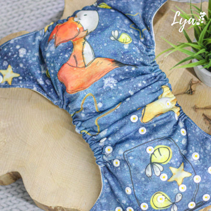 COUCHE À POCHE | couche lavable à poche | Taille unique | LYA  - prête à partir