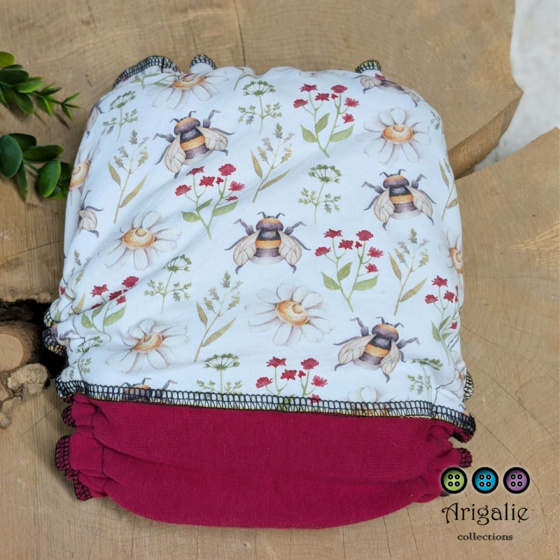 ERIKA | Culotte enfilable absorbante/Couche moulée | Taille Medium 12-45 livres - prêt à partir