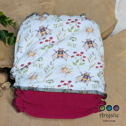 ERIKA | Culotte enfilable absorbante/Couche moulée | Taille Medium 12-45 livres - prêt à partir