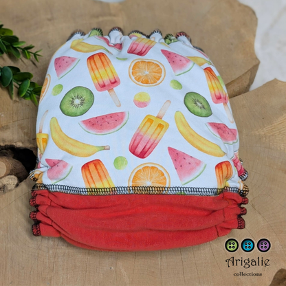 ERIKA | Culotte enfilable absorbante/Couche moulée | Taille Medium 12-45 livres - prêt à partir