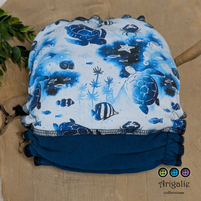 ERIKA | Culotte enfilable absorbante/Couche moulée | Taille Medium 12-45 livres - prêt à partir