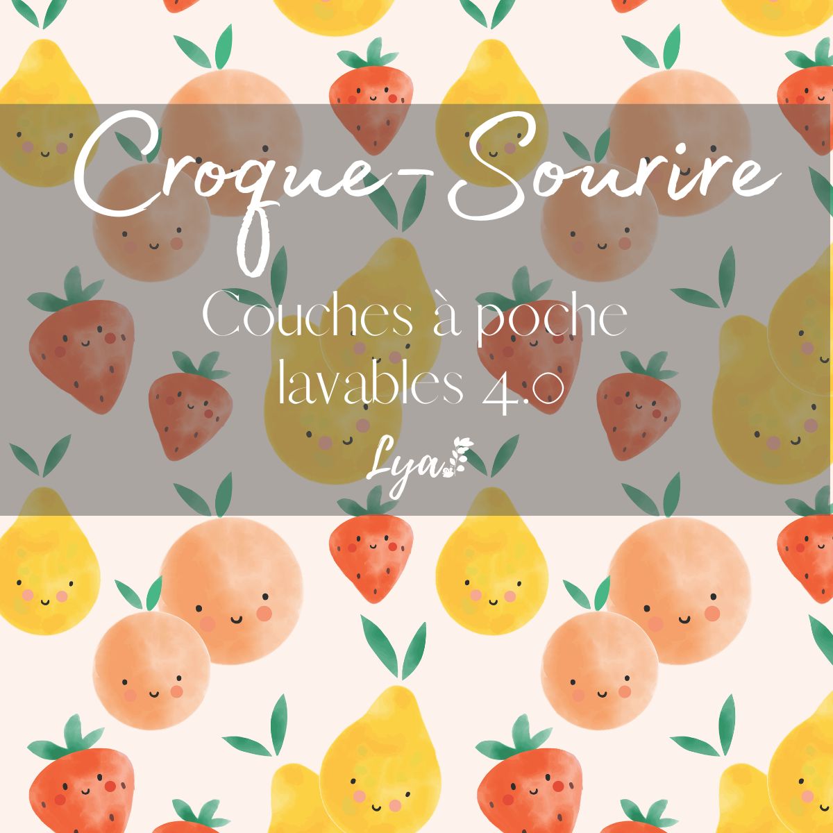 CROQUE-SOURIRE | COUCHE À POCHE LYA 4.0 - COUCHE DE PISCINE - sur commande