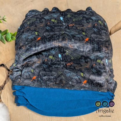 ERIKA | Culotte enfilable absorbante/Couche moulée | Taille Medium 12-45 livres - prêt à partir