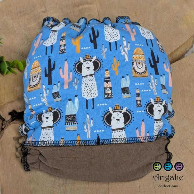 ERIKA | Culotte enfilable absorbante/Couche moulée | Taille Medium 12-45 livres - prêt à partir