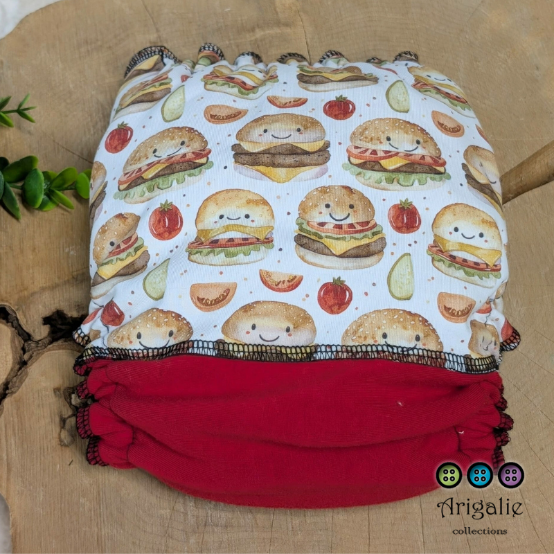 ERIKA | Culotte enfilable absorbante/Couche moulée | Taille Medium 12-45 livres - prêt à partir