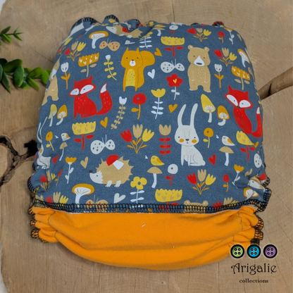 ERIKA | Culotte enfilable absorbante/Couche moulée | Taille Medium 12-45 livres - prêt à partir