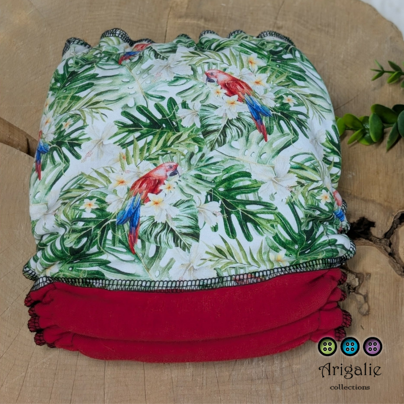 ERIKA | Culotte enfilable absorbante/Couche moulée | Taille Medium 12-45 livres - prêt à partir