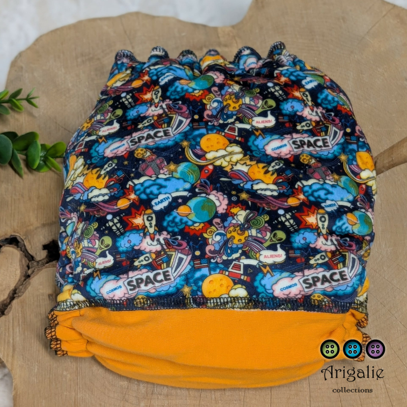 ERIKA | Culotte enfilable absorbante/Couche moulée | Taille Medium 12-45 livres - prêt à partir